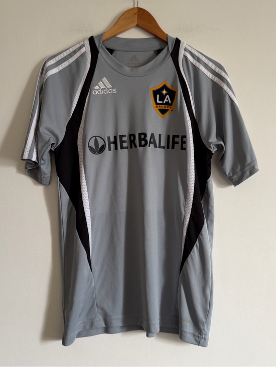 adidas Other - Adidas LA Galaxy Soccer Vintage Gray Short Sleeve Tee Jersey size Small